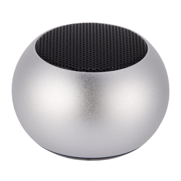 Mini Bärbar Trådlös Bluetooth 4.2 Högtalare Stereo Bas Subwoofer för iPhone Android Silver