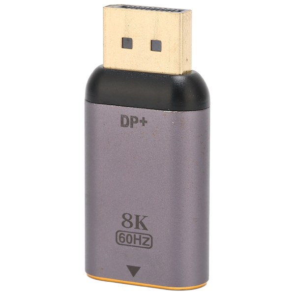 HD Multimedia Interface-adapter 8K vid 60Hz HD-video HD Multimedia Interface-omvandlare för arbete HD Multimedia Interface-hona till DP-hane 8K-adapter
