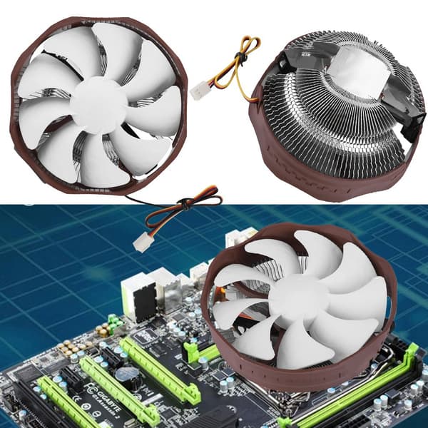 PCCOOLER E121 Great White Shark 3 CPU-radiator med termisk pasta aluminium kjøleribbe