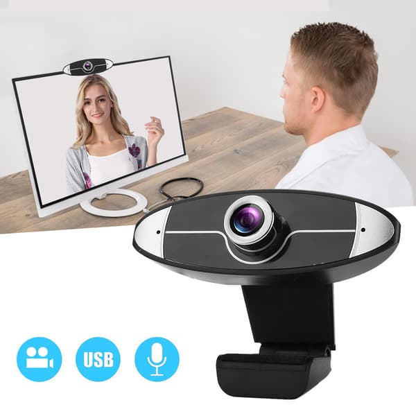 1MP 720p High Definition Webcam Digitalkamera til Videokonference Undervisning Live Broadcast