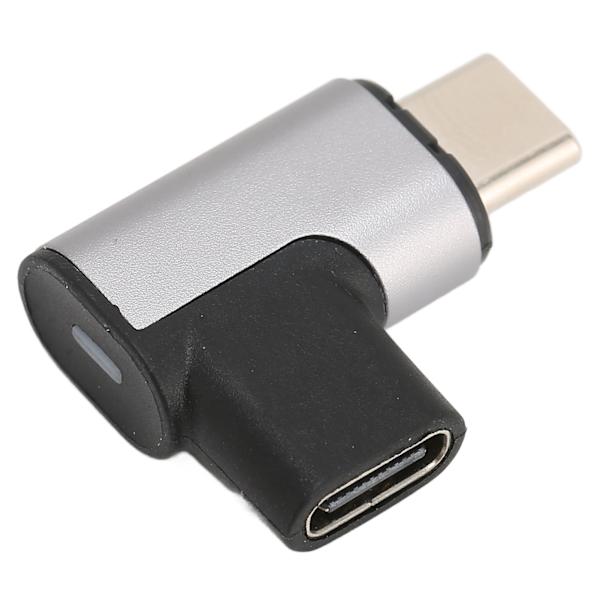 USB C 3.1 Magnetisk Adapter Höger Vinkel Bärbar Mini PD 100W Snabbladdning 10Gbps Hög Hastighet 4K 60Hz Adapter