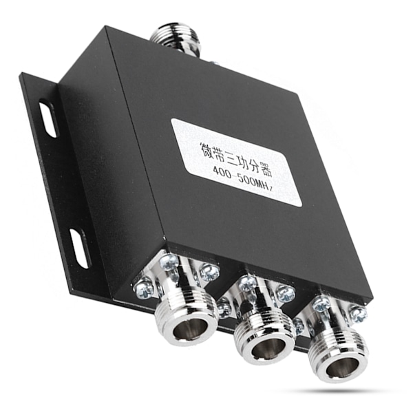 3 i 1 Power Divider Aluminiumlegering 400-470MHz Frekvens 50W Används för Intercom System