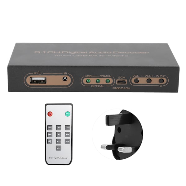 5.1CH Digital Audio Decoder MultiMedia Audio Player 5.1 Audio AC3 DTS LPCM