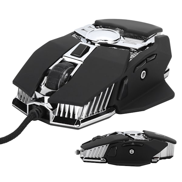 V10 kablet spillmus RGB 7 knapper USB datamaskin spillmus 6400 DPI