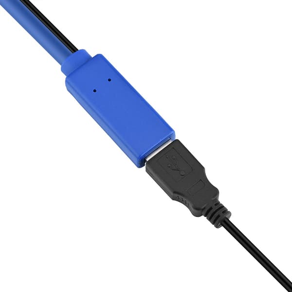 USB3.0 han til hun højhastighedsforlængeradapterkabel (blå 8m)