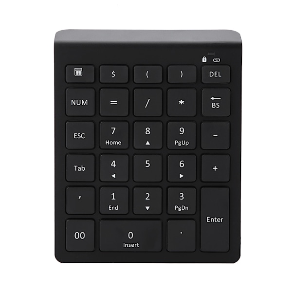 Bluetooth 28-tangenters trådlöst numeriskt tangentbord Mini Numpad Digital Keyboard för IOS/Android/WIN