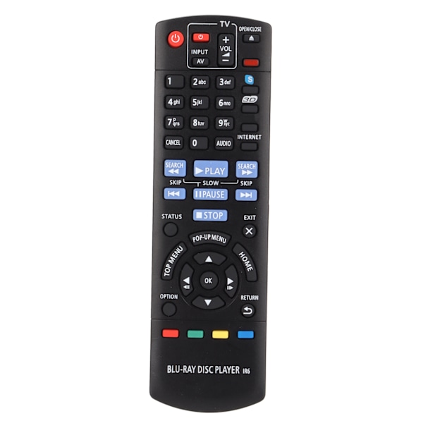Ersättningsfjärrkontroll slitstark fjärrkontroll tillämplig för DVD N2QAYB000723
