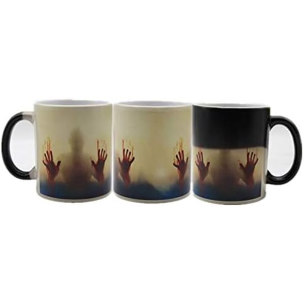 Anjiyoyo The Walking Dead Mugg Färgförändrande Värme Känslig Keramik 11oz Kaffe Mugg Överraskning Present