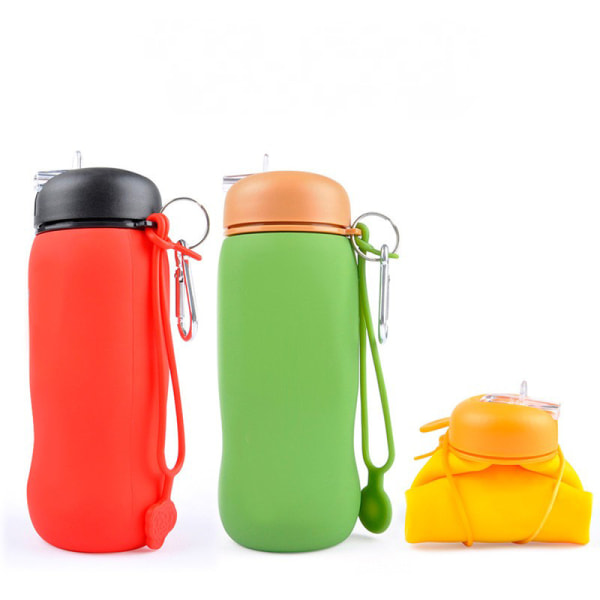 Outdoor Foldable Eco-Friendly Silicone Hand Cup White 500ML