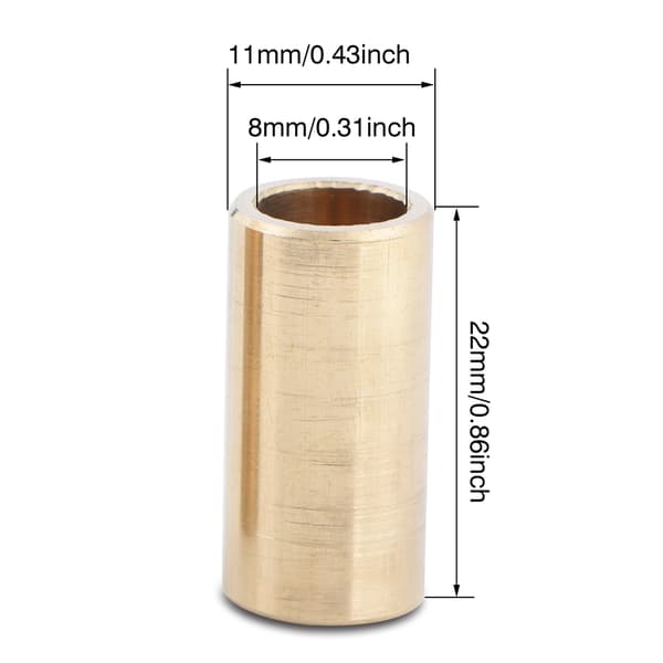 Selvsmørende bøsning messing leje ærme til Ultimaker 3D printer glideblok 8*11*22mm