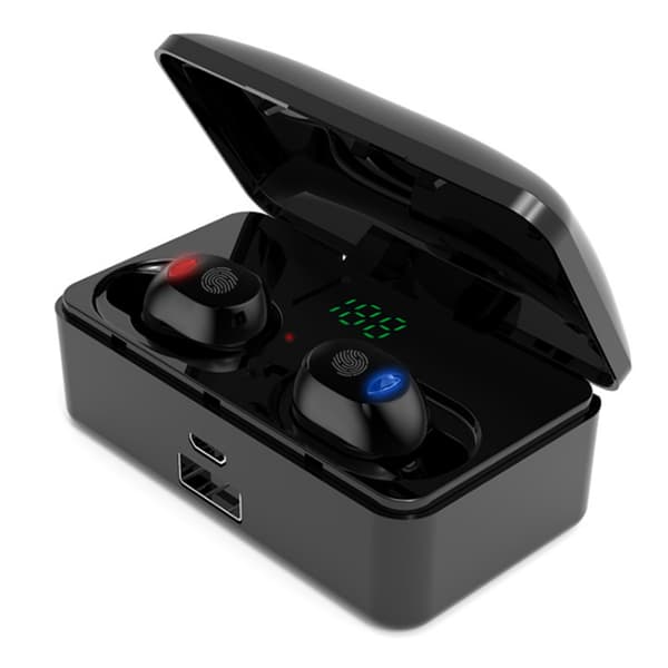 G10 TWS Bluetooth-øretelefoner LED-digitalt display Touch Control trådløse hovedtelefoner Sort
