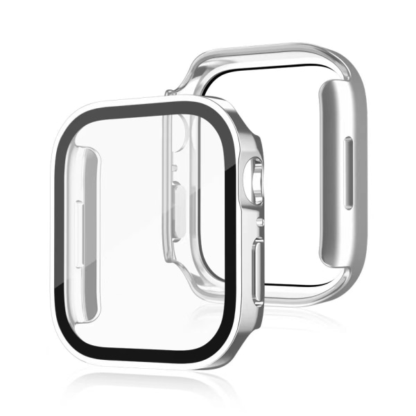 2 stk. deksel til Apple Watch Series 4/5/6/SE 44mm med herdet glass skjermbeskyttelse Ultra-tynn støtsikker HD klar film beskyttende skall