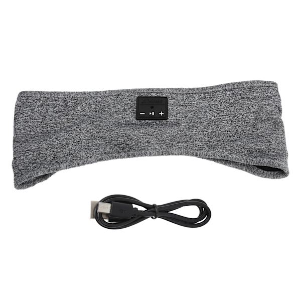 Nukkumiskuulokkeet Bluetooth-unimaski Langattomat urheilukuulokkeet Ultraohuilla HD-stereokaiuttimilla Harmaa