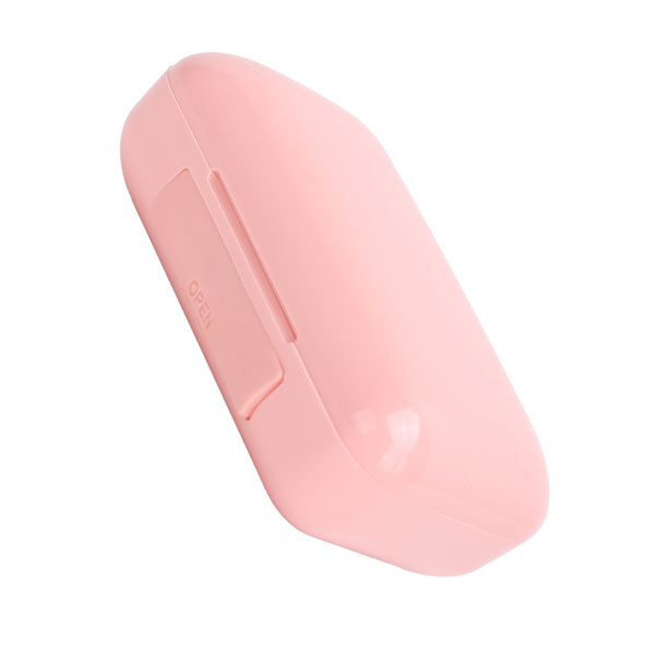 F9-5 LED trådløst headset berøring digitalt display TWS Bluetooth headset for utendørs sportRosa