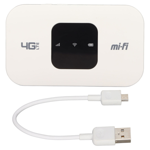 4G LTE Router - Høj stabilitet - Nem forbindelse - Bred dækning - Bærbar SIM-kortslot - Mobil Wifi-router til hjemmekontor