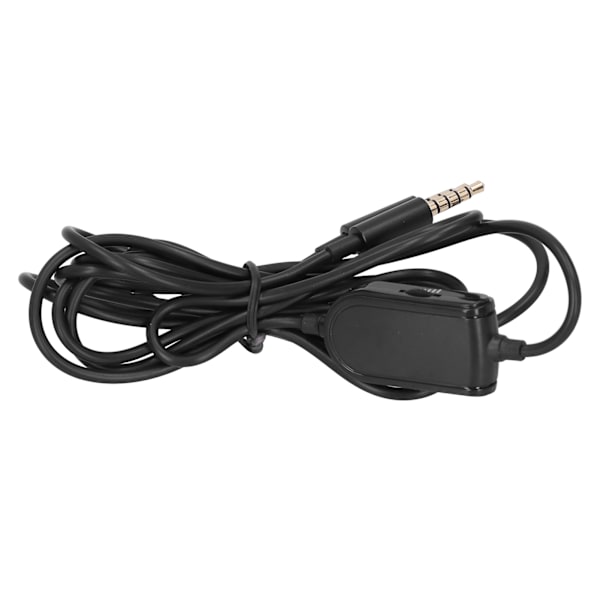 Kuulokemikrofonin äänikaapeli, jossa äänenvoimakkuuden säätö ja mikrofoni Logitech-pelikuulokkeille