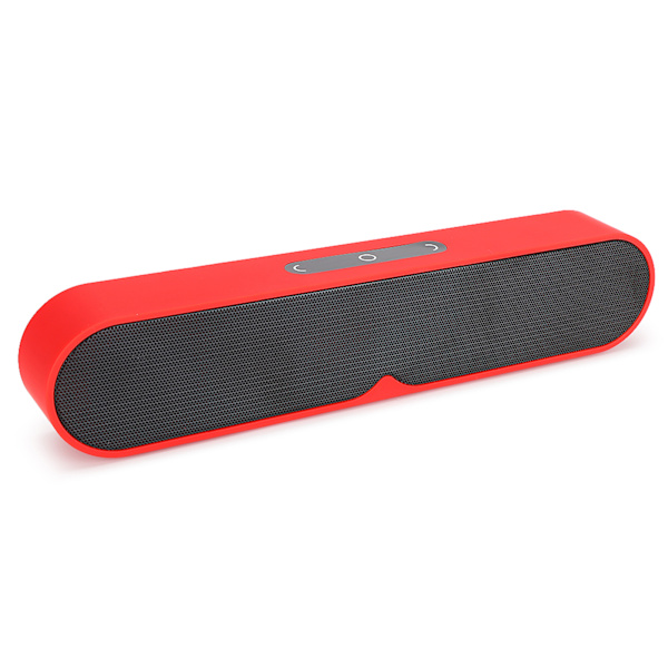 Bluetooth 5.0 Touch Speaker Trådlös Skrivbord Lång Standby Tid Musikspelare Röd