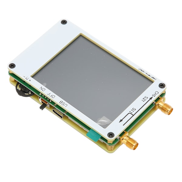 Til NanoVNA Vector Network Analyzer 2,8 tommer Touch Screen MF HF VHF UHF Antenneanalysator Hvid
