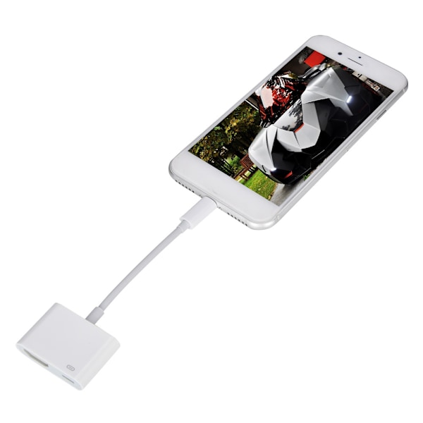 1080P High Speed HD HDMI Digital Adapter Dongle til iPhone, iPad Mini, iPod Touch 5. generation