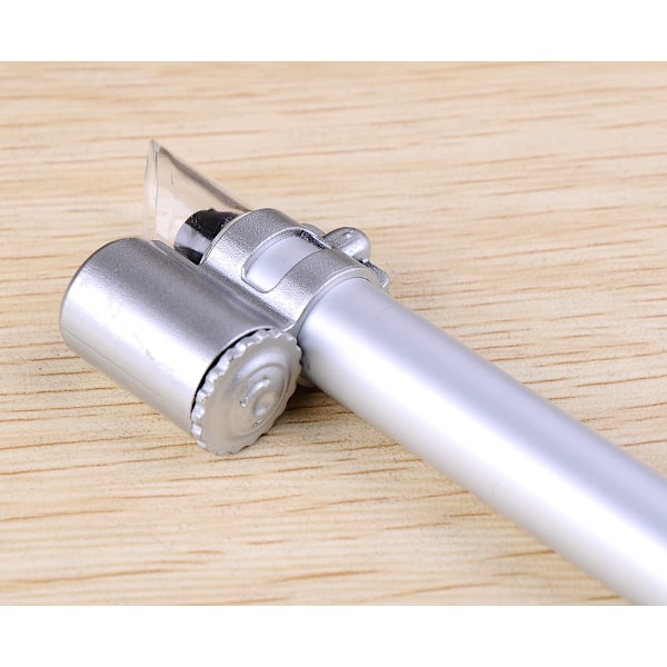50X Mini LED Lup Forstørrelsesglas Lomme Mikroskop Pen Juvelerer Loupe Forstørrelsesglas Justerbart Mikroskop