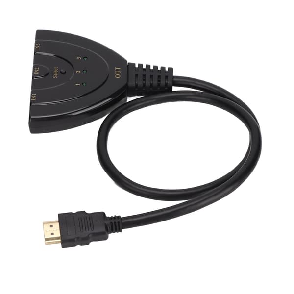 3x1 Switch Splitter Høj Opløsning HD 4K 1080P HD Multimedia Interface Switcher til PS3 Kabelboks