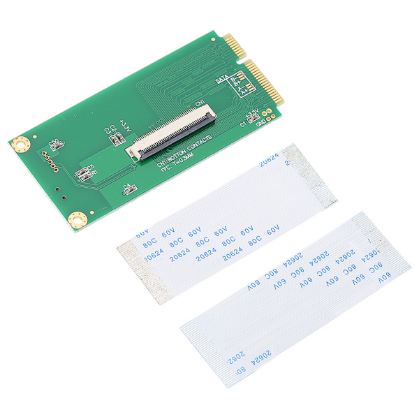 PCI E till CE-adapterkort PCI E till ZIF-överföringskort med 2 st flexibla platta kablar