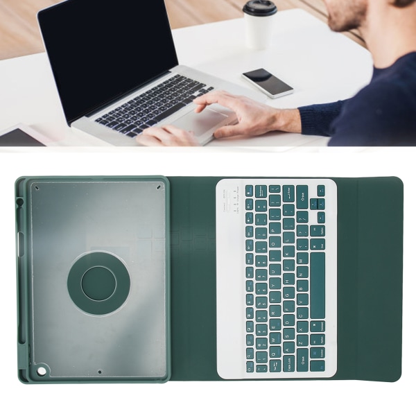 Case med pennhållare för IOS Tablet 10.2in 2019 7 Generation 10.2in 2019 8 Generation 10.2in 2020 9 Generation Green