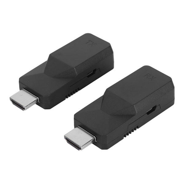 HD-förlängare 65,6 yards förlängning ABS-skal Plug and Play Bärbar HD Ethernet-förlängare för övervakningsdator
