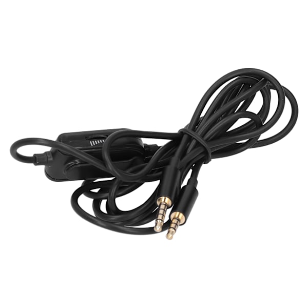 Headset Audiokabel Gaming Hodetelefonkabel med Volumkontrollert Mikrofon for Logitech