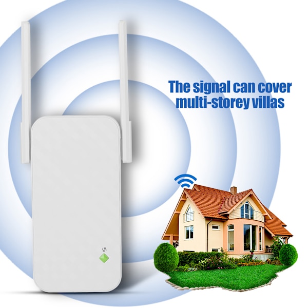 Universell trådlös WiFi-repeater räckviddsförlängare signalförstärkare 300 Mbps