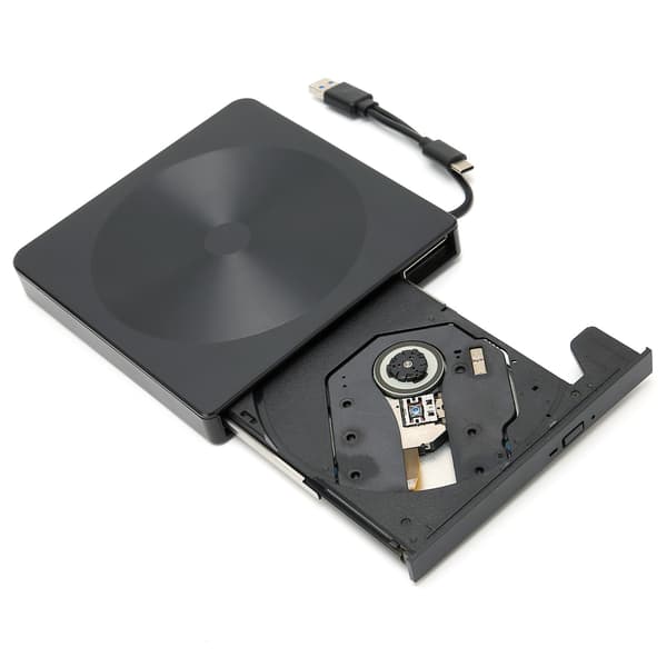 MAIWO Ekstern CD-drev K523 Stum HighSpeed Læsning Dual Interface Diskbrænder til CD/VCD/DVD