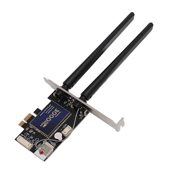 AX3000 WiFi 6 PCIe -kortti 2,4 GHz 5,8 GHz Bluetooth 5.2 OFDMA MU MIMO -tuki Älykäs sovelluksen etäohjaus PCIE langaton verkkokortti