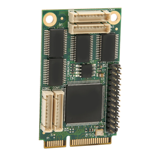 Mini PCIE-styrenhetskort för CH384L 4S1P Multi I O Industriell COM1 LTP1 Port Expansionskort för Win
