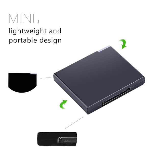 Bluetooth-musikadapter 30-stifts dockningsadapter för iPhone för iPod A2DP-högtalare