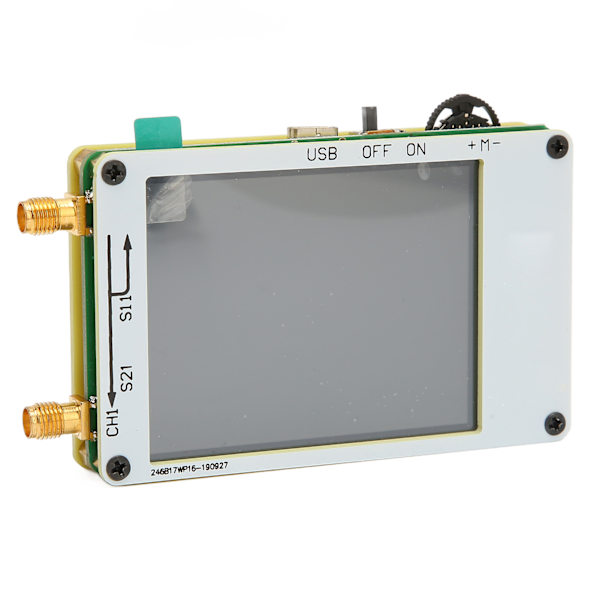 Til NanoVNA Vector Network Analyzer 2,8 tommer Touch Screen MF HF VHF UHF Antenneanalysator Hvid