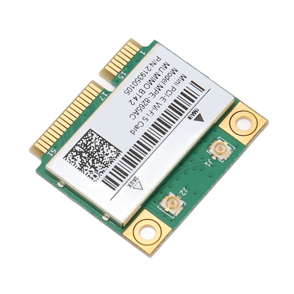 MINI PCIE 1200M WiFi-adapter 8265AC 2,4 GHz 5 GHz Dual Band 802.11ac Bluetooth 4.2 Netværkskort til Windows 10 8.1 8 7