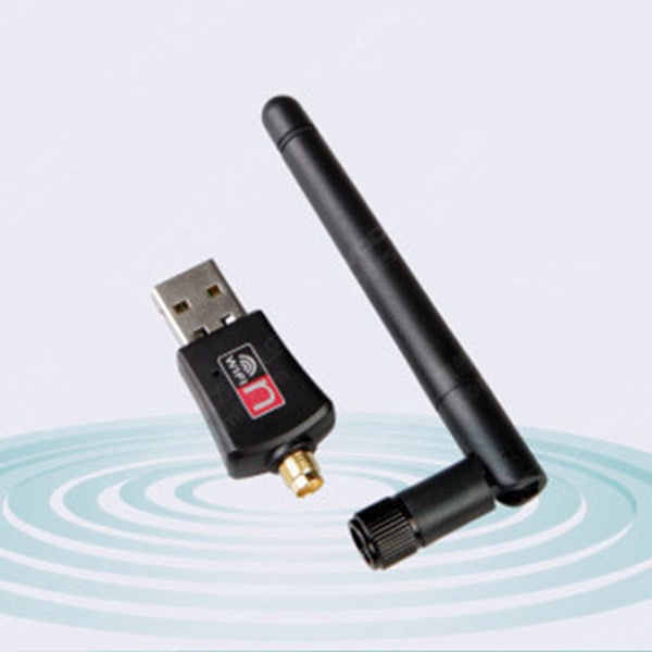 USB trådlöst kort bärbar antenn med hög förstärkning WiFi-dongel med dubbla band 2,4 GHz 400 Mbps 5 GHz 867 Mbps för hemmet