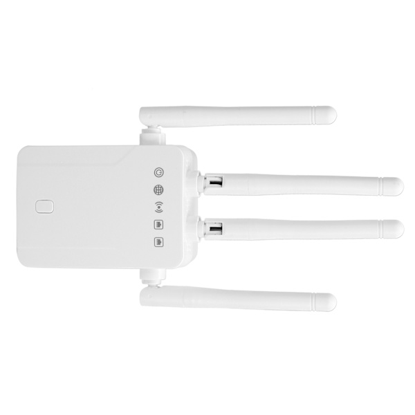 Trådlös repeater WiFi-signalförstärkare Booster Network Extender 2.4G 300Mbps/5G 867Mbps DualBand AC
