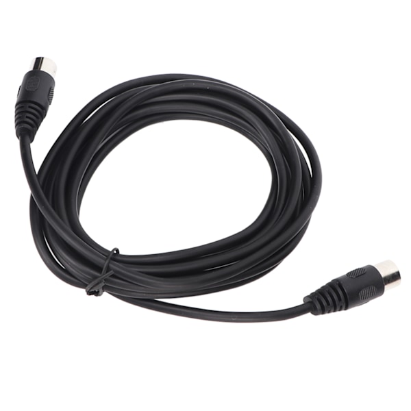 6-pinners DIN-kabel hann til hann Plug and Play lydsignalkobling DIN-forlengelseskabel for digital enhet 3 meter / 9,8 fot