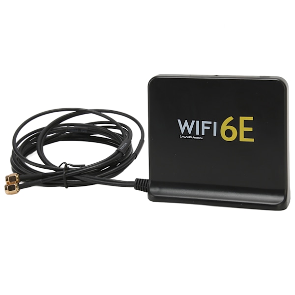 WiFi6E trådløs nettverkskortantenne Omnidirectional 4dBi høy forsterkning 2,4 GHz 5,8 GHz WiFi nettverkskortantenne med SMA-port svart