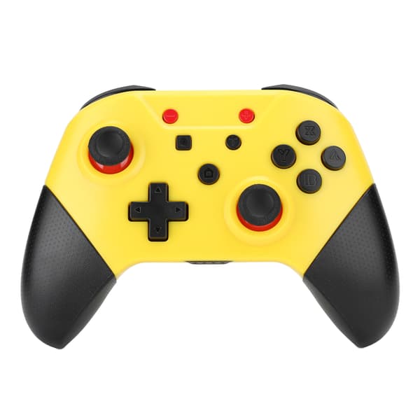 Fuld funktion trådløs Bluetooth Gamepad med NFC 3D Game Joystick til Switch ProYellow