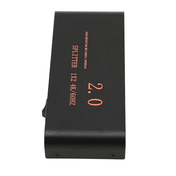 HD Multimedia Interface Splitter 1x2 1 in 2 Out 4K 60Hz 18.2Gbps HD Multimedia Interface Distributor Box 100‑240V EU Plug