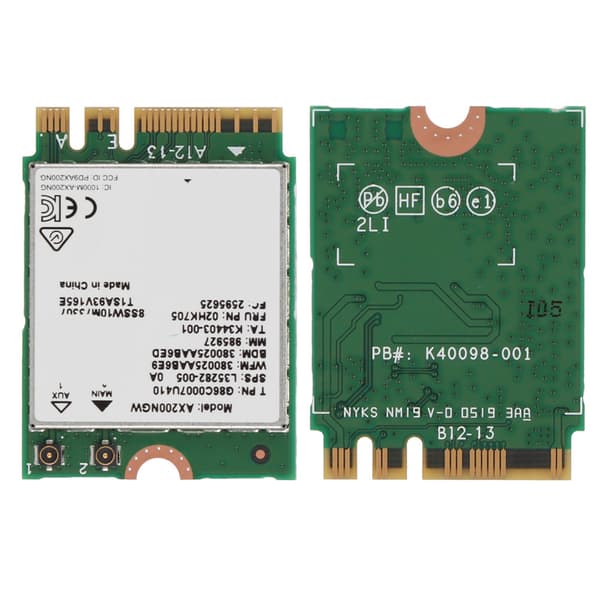 Internet Wi-Fi 6 AX200 NGFF M.2 Nätverksserveradapterkort med Bluetooth 5.0