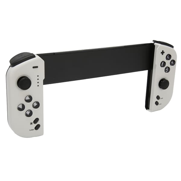 Trådlös spelkontroll Multifunktion 6 axlar Kroppssensor Turbo-funktion Bluetooth spelkontroll för Switch Joycon Ren vit