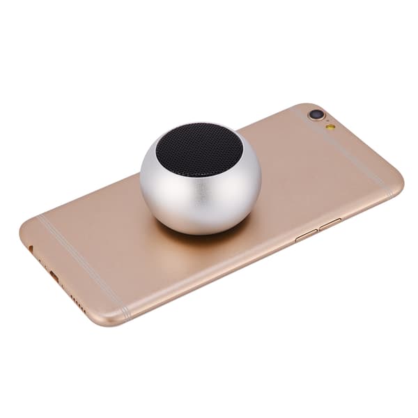 Mini Bärbar Trådlös Bluetooth 4.2 Högtalare Stereo Bas Subwoofer för iPhone Android Silver