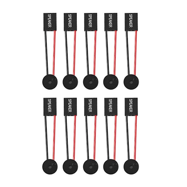 10 stk. Desktop PC Computer Mainboard Case Beep Buzzer Speaker Connector Stik