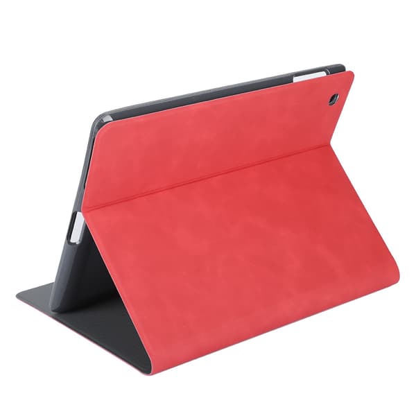 Flipping Waking-up Flip Case til iPad 2 3 4 Fuld Beskyttelse Flip Case til iPad - Lys Rød