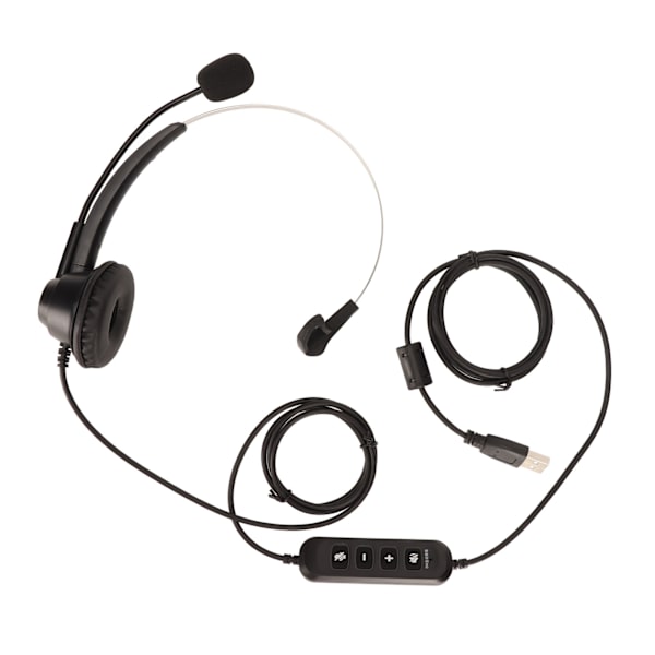 Affärsheadset ENC Aktiv brusreducering Enstaka öra Volymjusterbar Mute-kontroll Telefonheadset