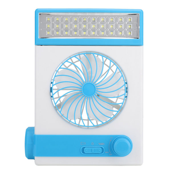Student Dormitory LED Solar Light Fan Multifunctional Chargeable Table Lamp