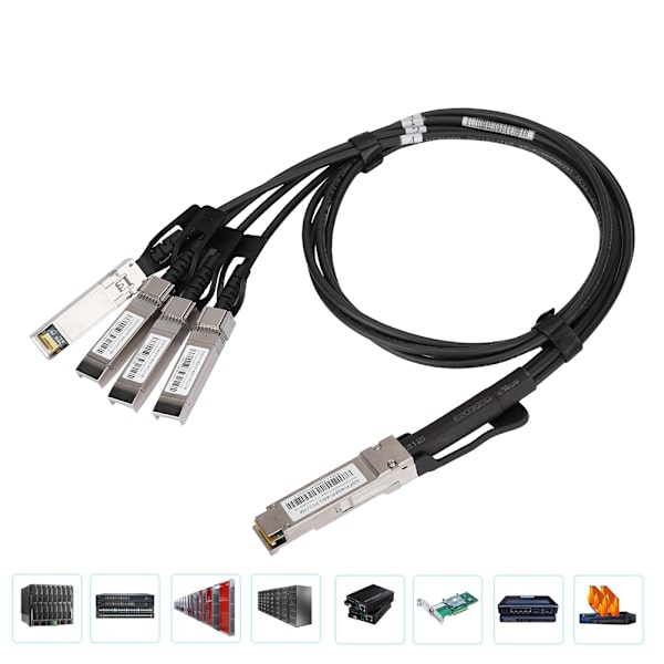 AIQ-YP19024 QSFP-4SFP10G-CU 1M Høyhastighetsoverførings kobberkabel Breakout-kabel